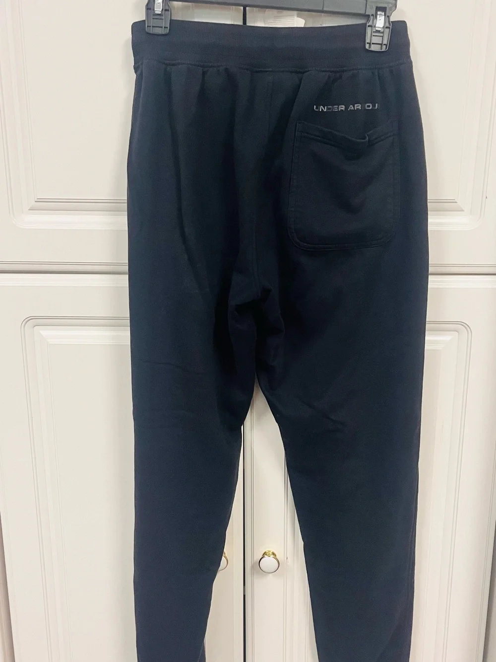Under Armour Men's Dark Navy Athletic Joggers with Drawstring